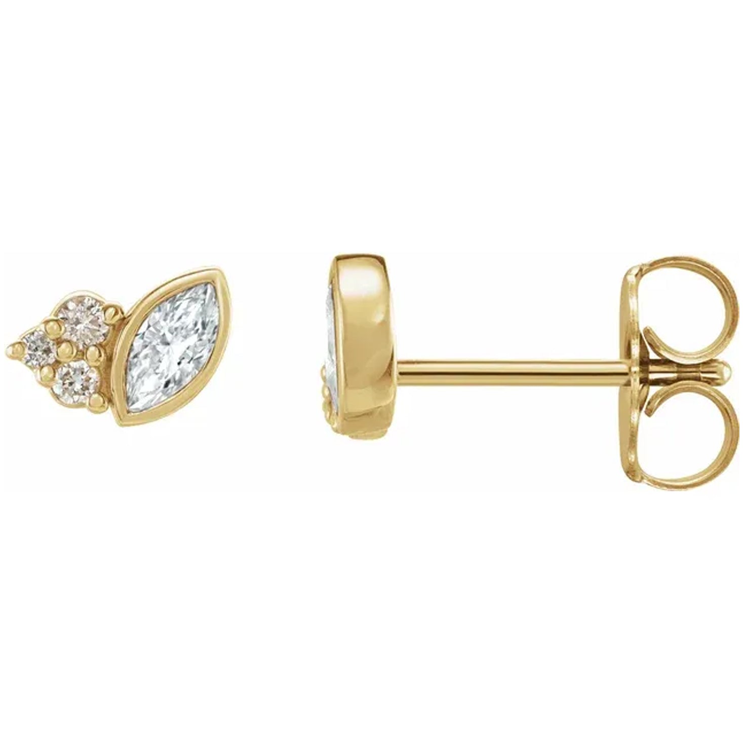 Natural Gemstone & .05 CTW Natural Diamond Earrings