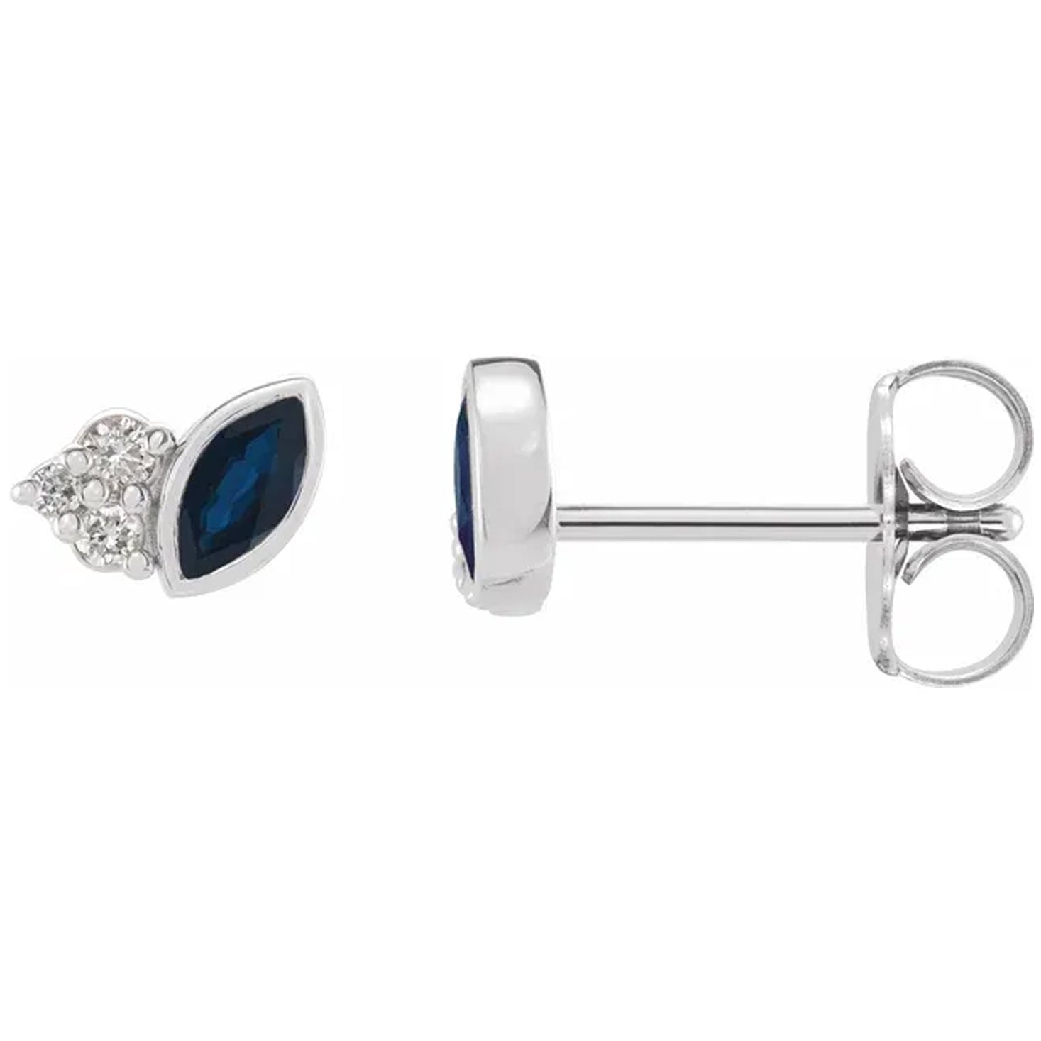 Natural Gemstone & .05 CTW Natural Diamond Earrings