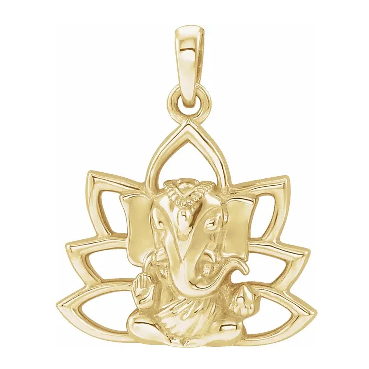 14K Ganesha Pendant